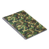 Grüne Baumrinde Camouflage Geschenk für Vater Notizblock (Rechte Seite)