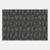 Grüne Baumwaldmuster Geschenkpapier Set (Vorderseite 2)