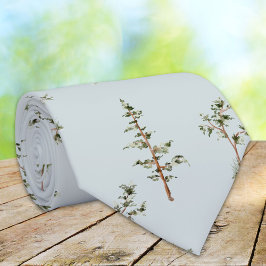 Grüne Baumwaldmuster Krawatte