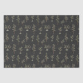 Grüne Baumwaldmuster Seidenpapier (Vorderseite)