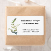 Grüne Baumzweige Handmade-Boutique (Insitu)