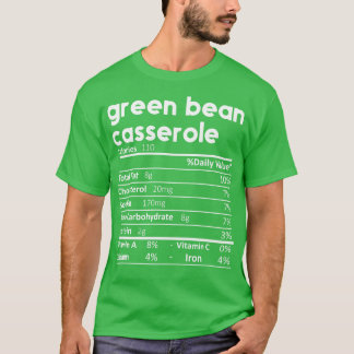 Grüne Bean Casserole Nährstofffunde T-Shirt