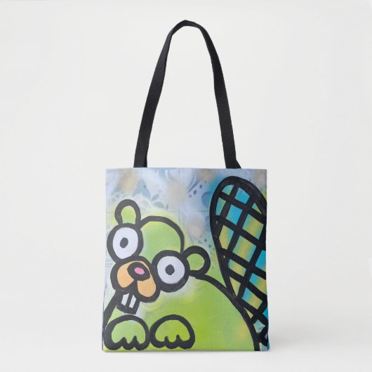 Grüne Beavertasche Tasche (Vorderseite)