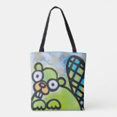 Grüne Beavertasche Tasche (Rückseite)
