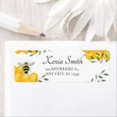 Grüne Bee Simple Ästhetische Honeycomb Rückkehr (Insitu)