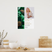 Grüne Beerdigung Foto-Zeichen Poster (Küche)