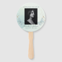 Grüne Beerdigungsleistungen für Schmetterlinge Fächer