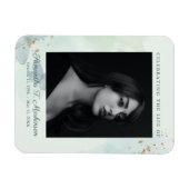 Grüne Beerdigungsleistungen für Schmetterlinge Magnet (Horizontal)