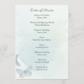 Grüne Beerdigungsleistungen für Schmetterlinge Programm (Rückseite)