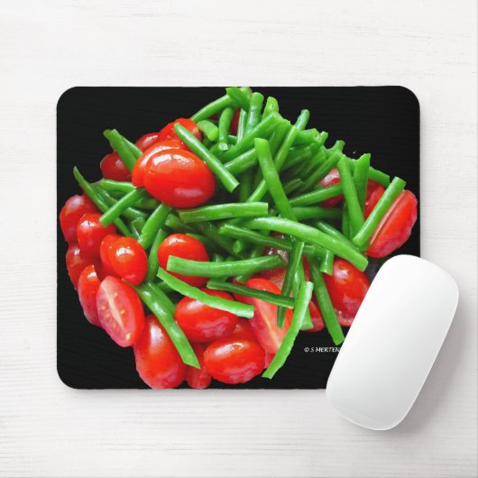 Grüne Beere und Tomaten Mousepad (Mit Mouse)
