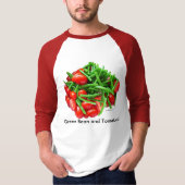 Grüne Beere und Tomaten T-Shirt (Vorderseite)