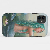 grüne behaarte Meerjungfrau Case-Mate iPhone Hülle (Rückseite (Horizontal))