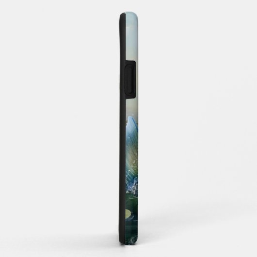 grüne behaarte Meerjungfrau Case-Mate iPhone Hülle (Hinten/Rechts)