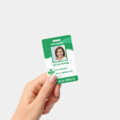 Grüne benutzerdefinierte Employee Security Id, Log Ausweis (Handheld)
