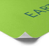 Grüne Bereiche für benutzerdefinierten Text Poster (Ecke)