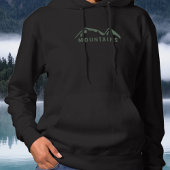 Grüne Berge Frau Hoodie