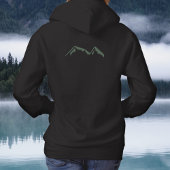 Grüne Berge Frau Hoodie