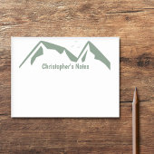 Grüne Berge Post-it Klebezettel