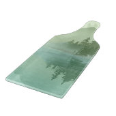 Grüne Berge und Waldlandschaften Schneidebrett (Ecke)