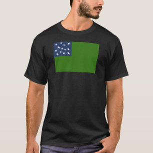 Grüne Bergflagge T-Shirt