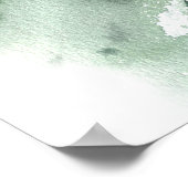 Grüne Bergregion - Länderbeteiligung willkommen Poster (Ecke)