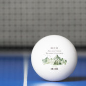 Grüne Bergwelt Hochzeitsmannschaft Braut Tischtennisball (Netto)