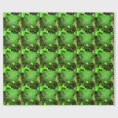 Grüne Bienenstock Geschenkpapier (Flach)