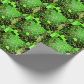 Grüne Bienenstock Geschenkpapier (Ecke)