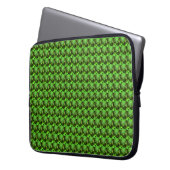 Grüne Bienenstock Laptopschutzhülle (Vorderseite Links)
