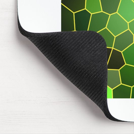 Grüne Bienenstock Mousepad (Ecke)