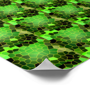 Grüne Bienenstock Poster
