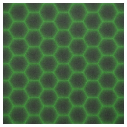 Grüne Bienenwabe Stoff (Muster)