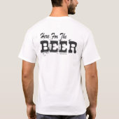 Grüne Bier hier für Bier T-Shirt (Rückseite)