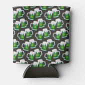 Grüne Biere und Kleeblätter Dosenkühler (Vorderseite)