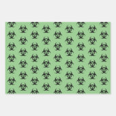 Grüne Biogefährdung Geschenkpapier Set (Vorderseite 3)