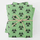 Grüne Biogefährdung Geschenkpapier Set (Beispiel)
