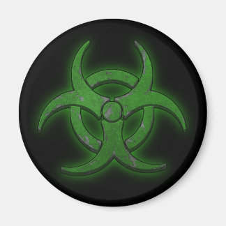 Grüne Biogefährdung Magnet