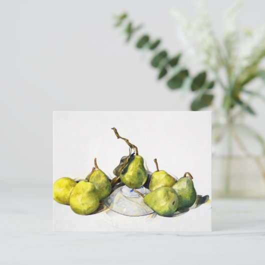 Grüne Birnen von Charles Demuth Postkarte (Stehend Vorderseite)