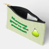 Grüne Birnen Zubehörtasche (Offen)