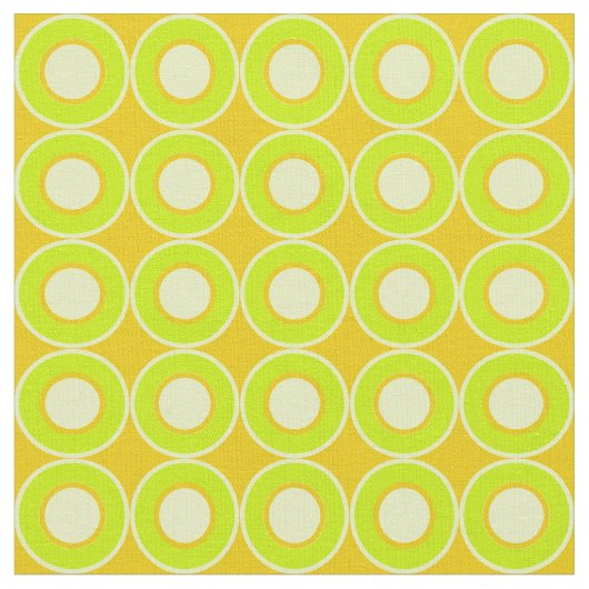 Grüne, bittere Donuts mit Ocker Stoff (Nahaufnahme)