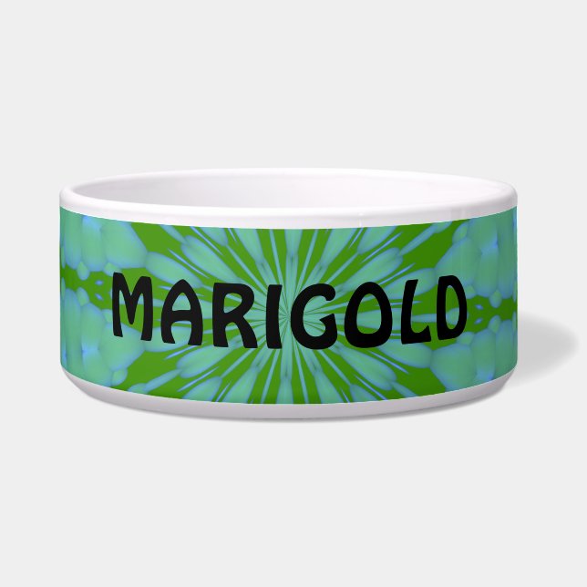 Grüne Blase Zen Pet Bowl Napf (Vorderseite)