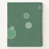 Grüne Blasen, die du Got! Förderung Notizblock (Rückseite)