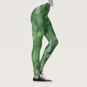Grüne Blasen für Leggings der grünen Kunst (Rechts)