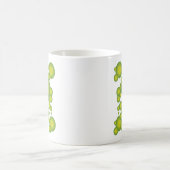 Grüne Blasen Kaffeetasse (Mittel)