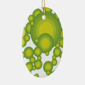 Grüne Blasen Keramikornament (Rechts)