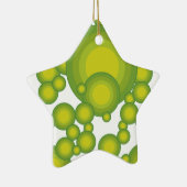 Grüne Blasen Keramikornament (Rechts)