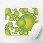 Grüne Blasen Mousepad (Mit Mouse)