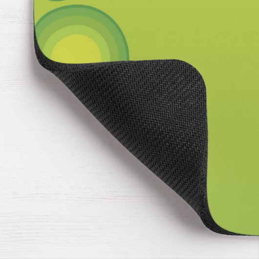 Grüne Blasen Mousepad (Ecke)