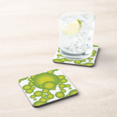Grüne Blasen Untersetzer (Rechte Seite)