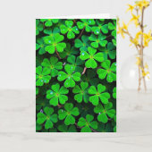 Grüne Blatt-Makro-Postkarte Karte (Gelbe Blume)